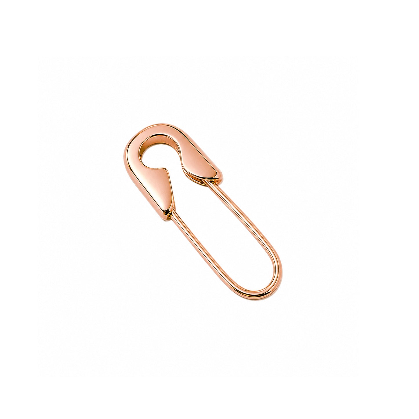 14K Gold XXS Size Safety Pin Earring