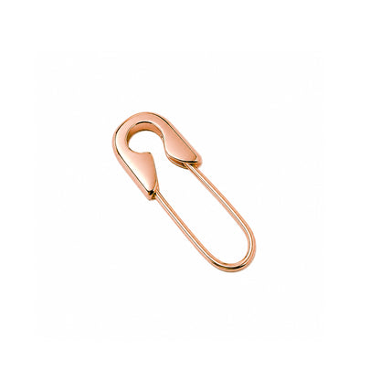 14K Gold XXS Size Safety Pin Earring