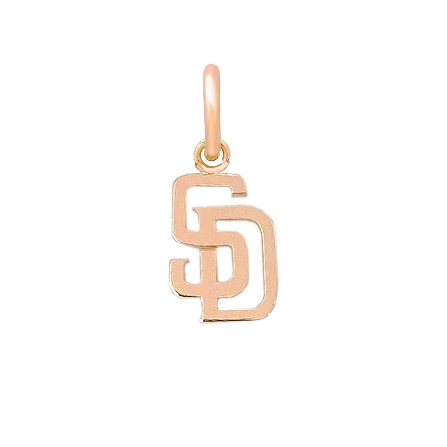 14K Gold SD Logo Necklace
