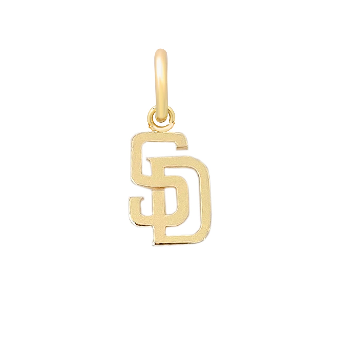 14K Gold SD Logo Necklace