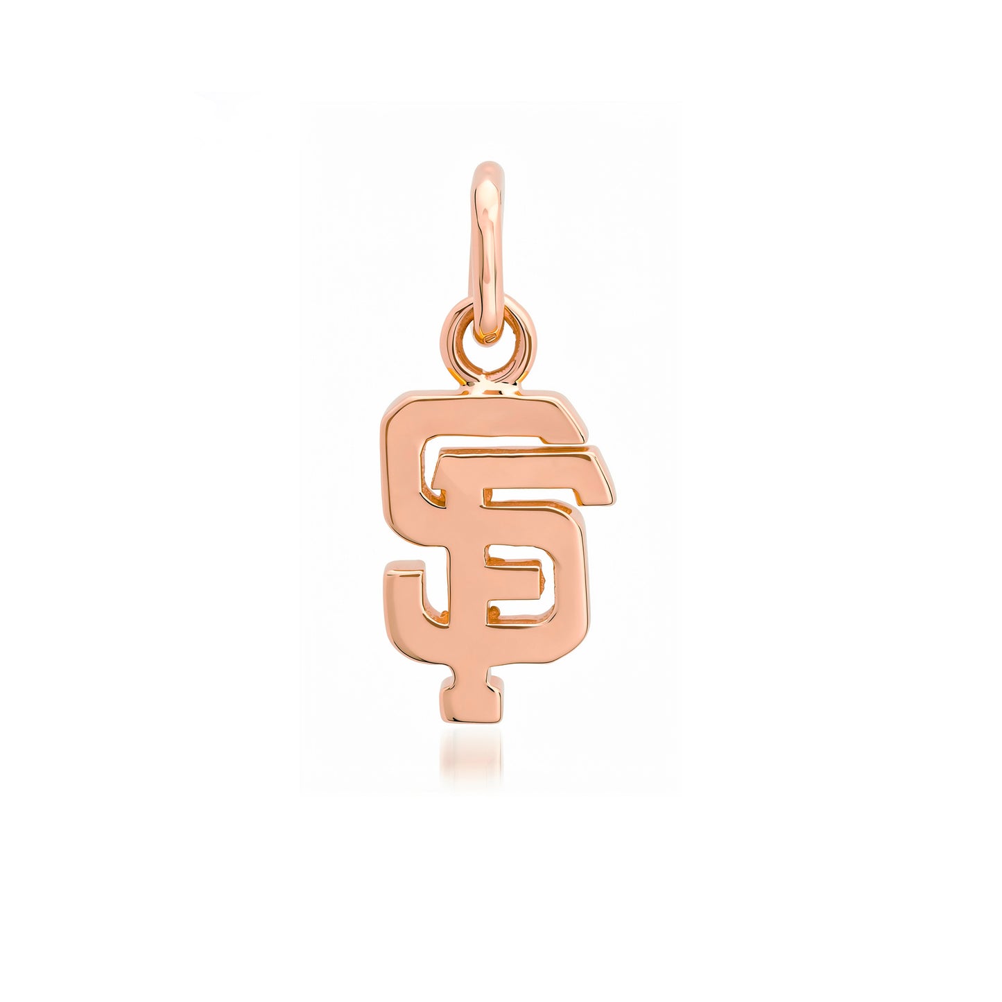 14K Gold SF Logo Pendant