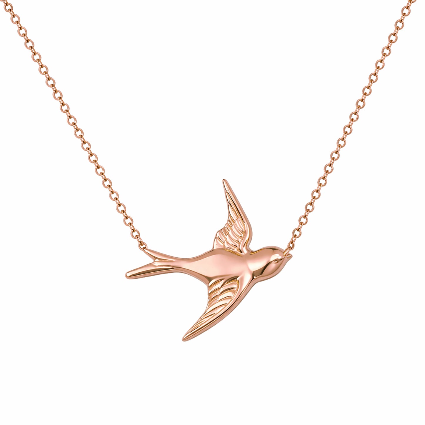 14K Gold Sparrow Necklace