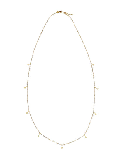 14K Gold Fringed Diamond Belly Chain