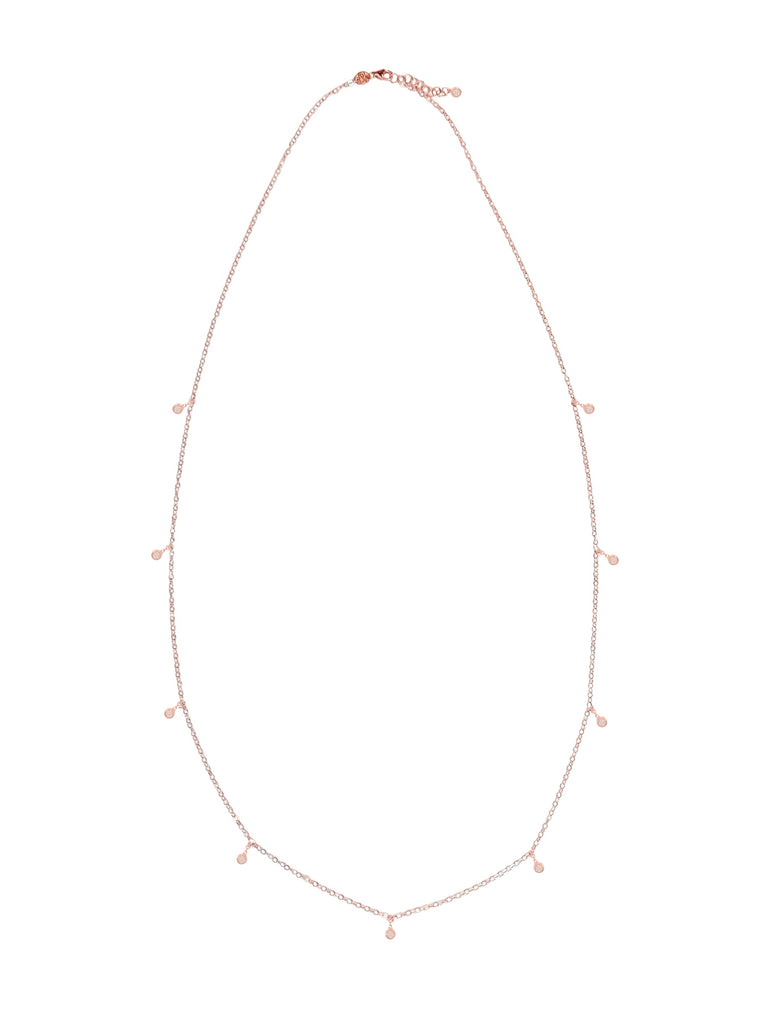 14K Gold Fringed Diamond Belly Chain