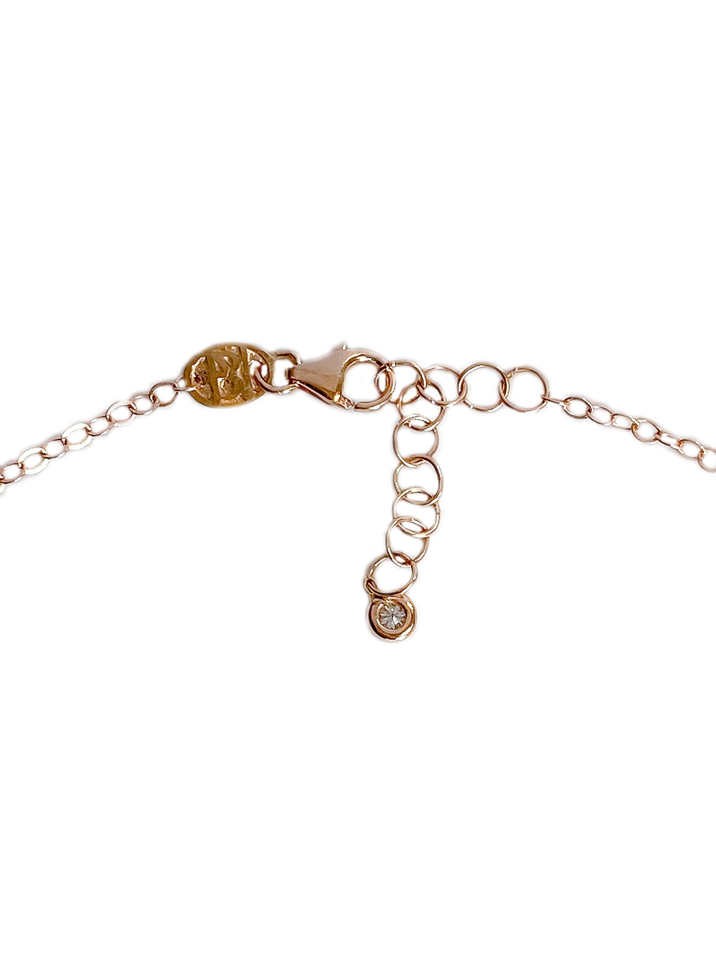 14K Gold Fringed Diamond Belly Chain