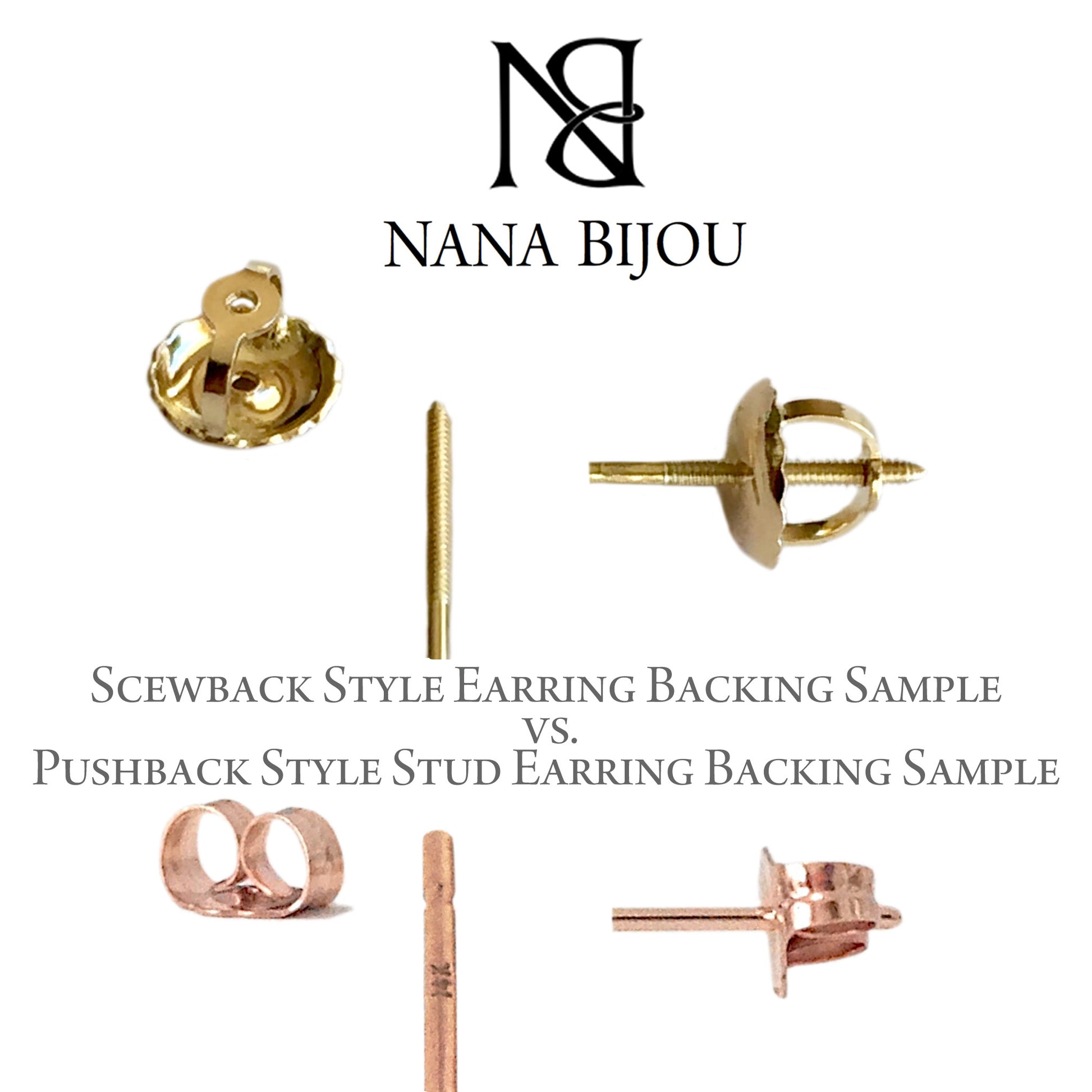 14K Gold Pavé Diamond XS Bar Chain Dangle Stud Earrings