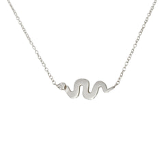 14K Gold Swivel Snake Necklace