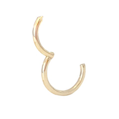 14K Gold Endless Clicker Thin Round Charm Enhancer, 3 Size Options ~ In Stock!