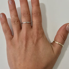 14K Simple Gold Band