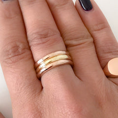 14K Gold 3mm Round Eternity Band (Engravable)