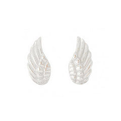 14K Gold Angel Wings Stud Earrings