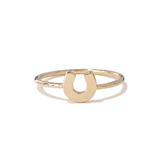 14K Gold XS Horseshoe Ring