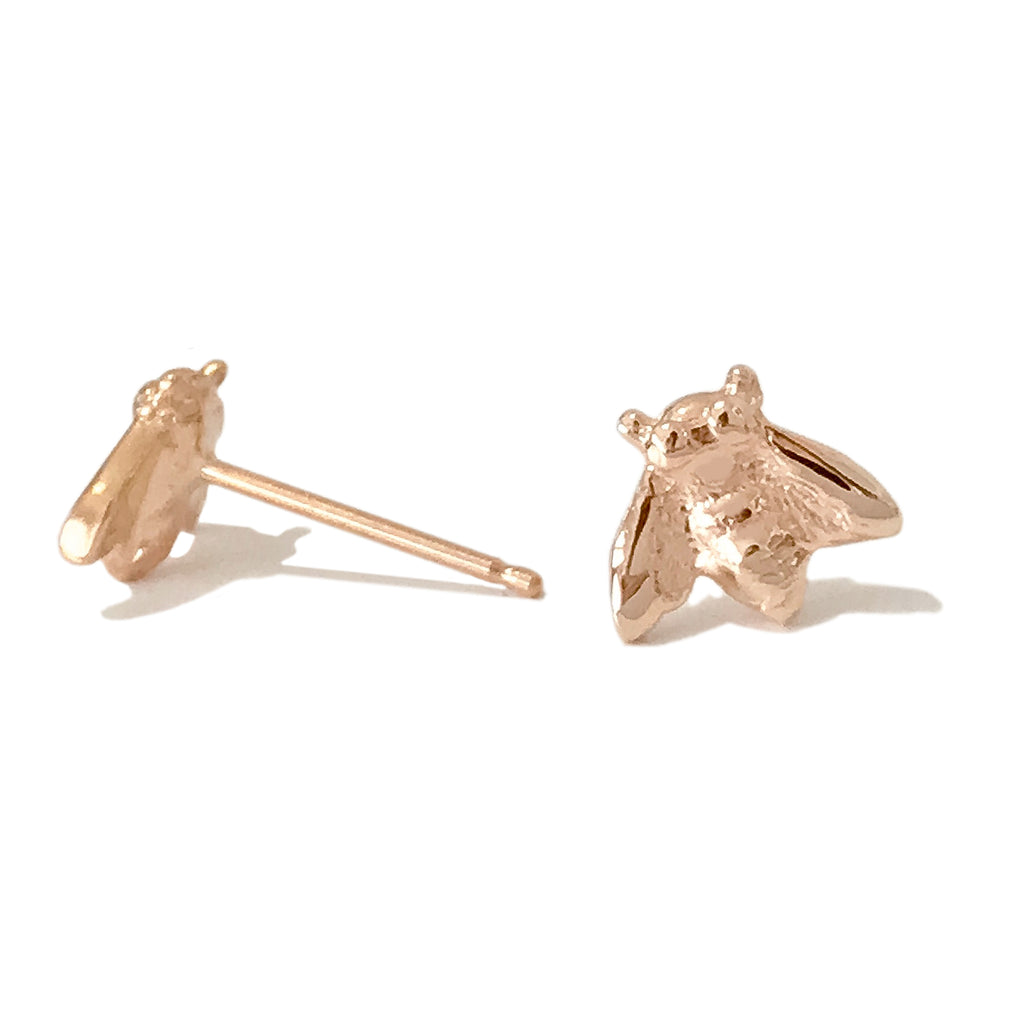  Beebeecraft 100PCS 24K Gold Plated Earring Studs with