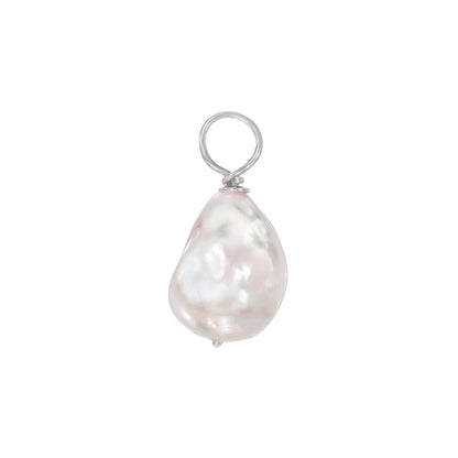 14K Gold Baroque Freshwater Cultured Pearl Pendant