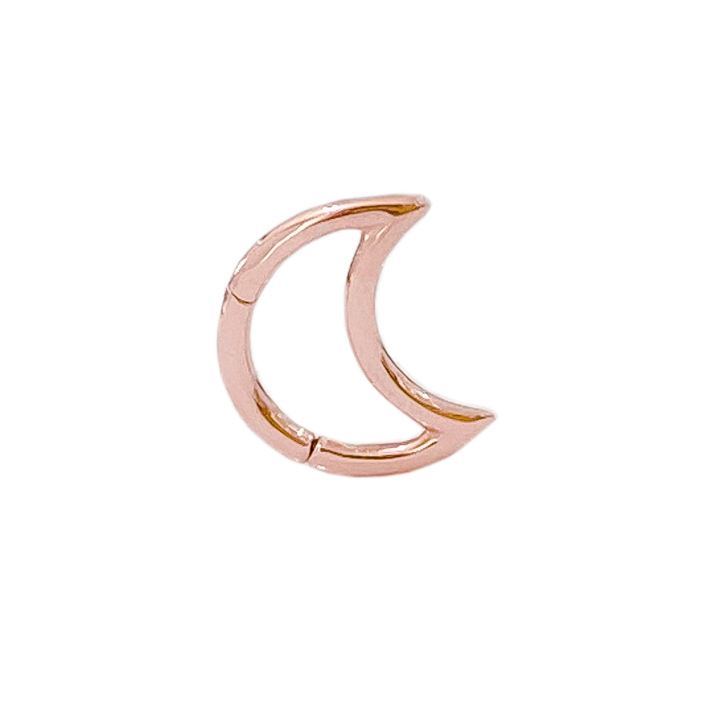 14K Gold Crescent Moon Charm Enhancer