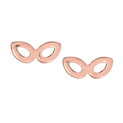 14K Gold Masquerade Stud Earrings