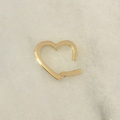 14K Gold Heart Charm Enhancer ~ In Stock!