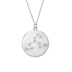 Zodiac Constellation Collection: Leo 14K Gold & Diamond Pendant Necklace