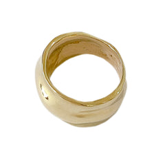 14K Gold Liquid Gold Band Ring