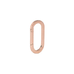 14K Gold Elongated Oval Charm Enhancer, Small Size ~ In Stock!