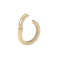 14K Gold Round Charm Enhancer