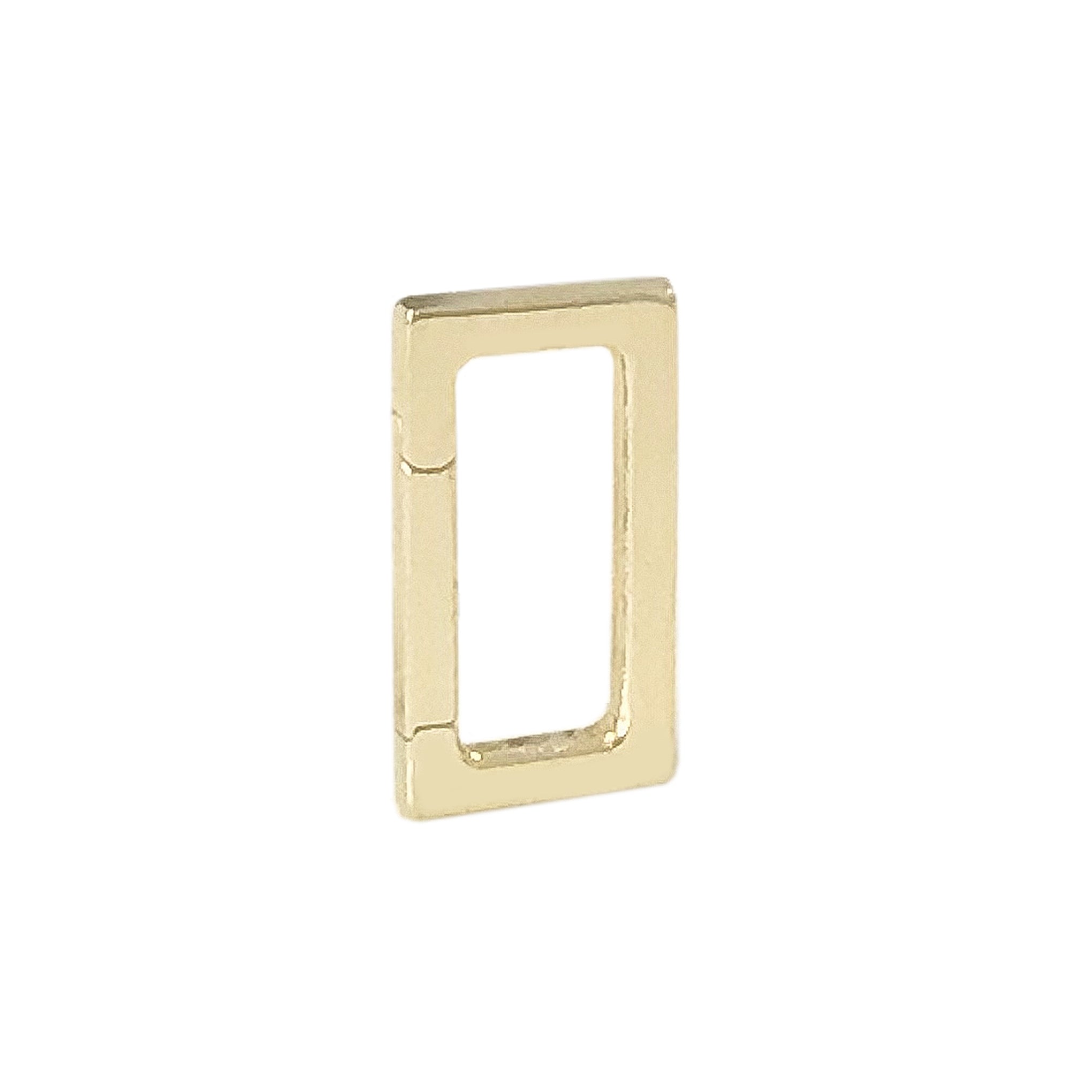 14K Gold Rectangle Charm Enhancer – Nana Bijou