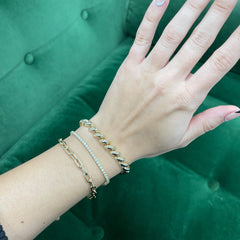 14K Gold San Marcos Chain Bracelet