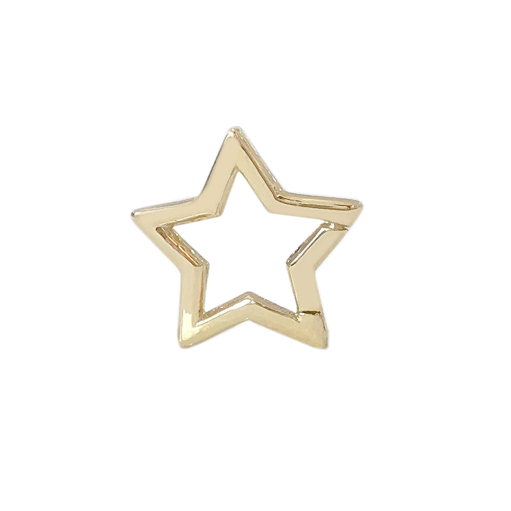 14K Gold Star Charm Enhancer ~ In Stock!