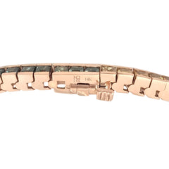 14K Gold Rainbow Sapphire Channel Set Tennis Bracelet ~ In Stock!