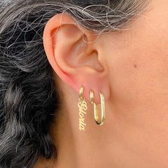 14K Gold Thick XS Size Huggie Hoop Earrings ~ In Stock!