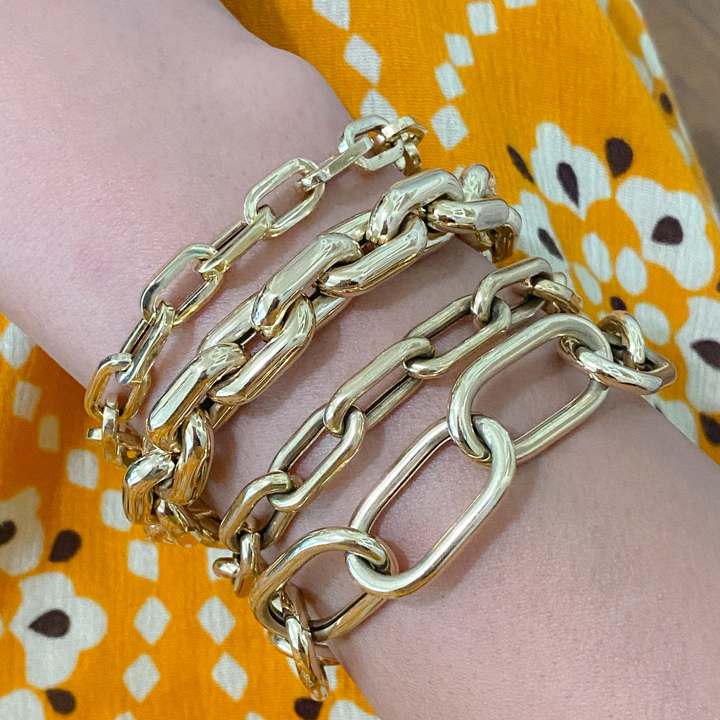Zoe Lev 14K Yellow Gold Large Open Link Chain Bracelet | Bloomingdale's