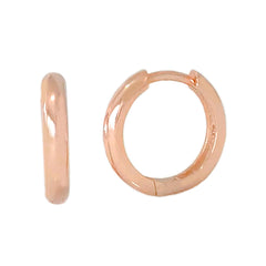 14K Gold XL Size (15mm) Thick Huggie Hoop Earrings