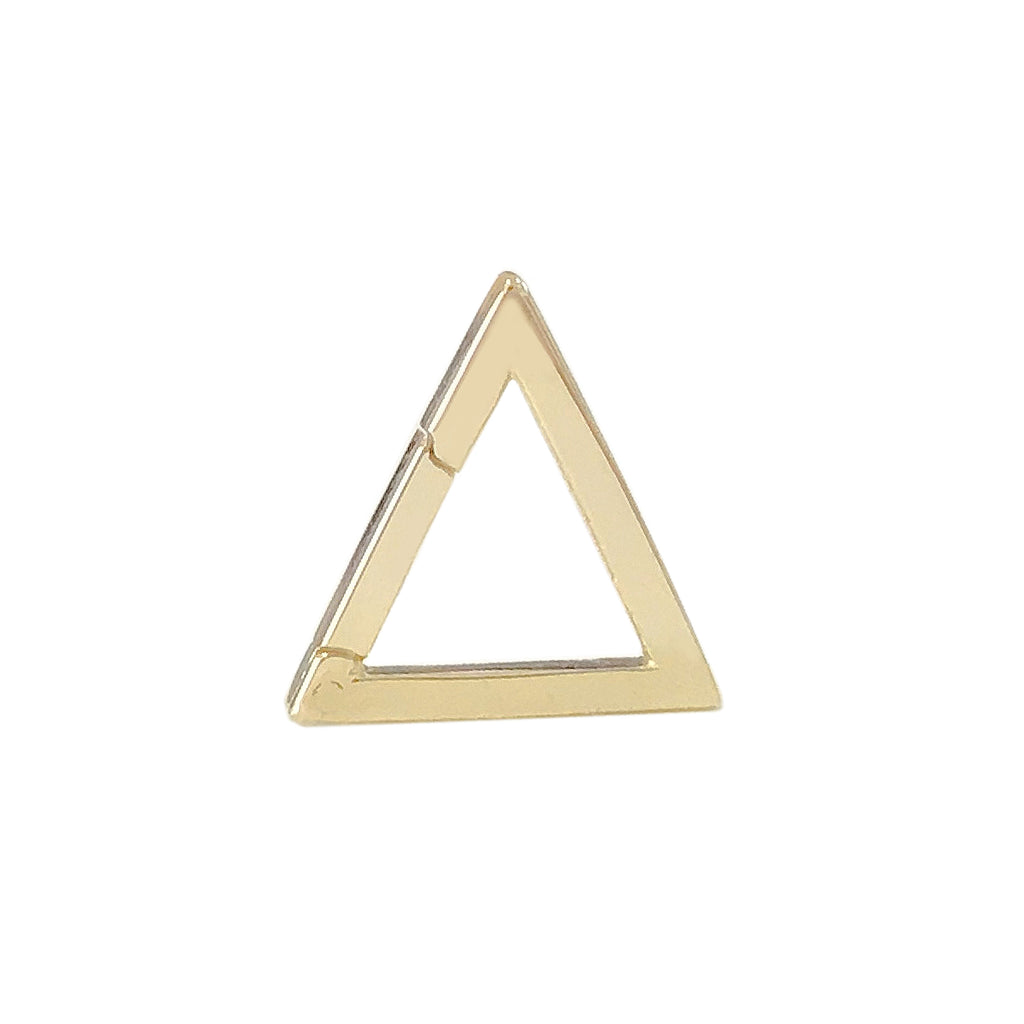 14K Gold Triangle Charm Enhancer ~ In Stock!