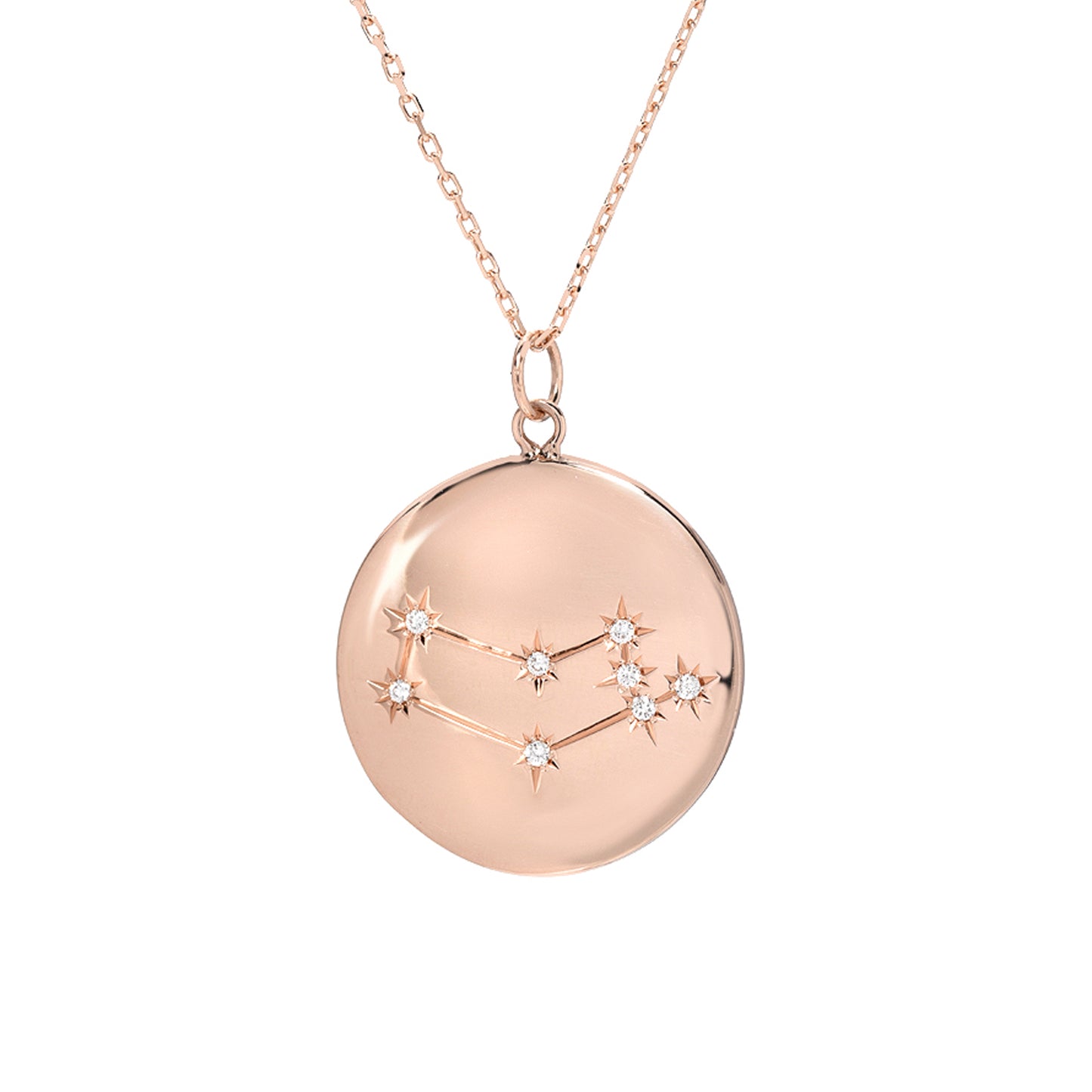 Zodiac Constellation Collection: Virgo 14K Gold & Diamond Pendant Necklace