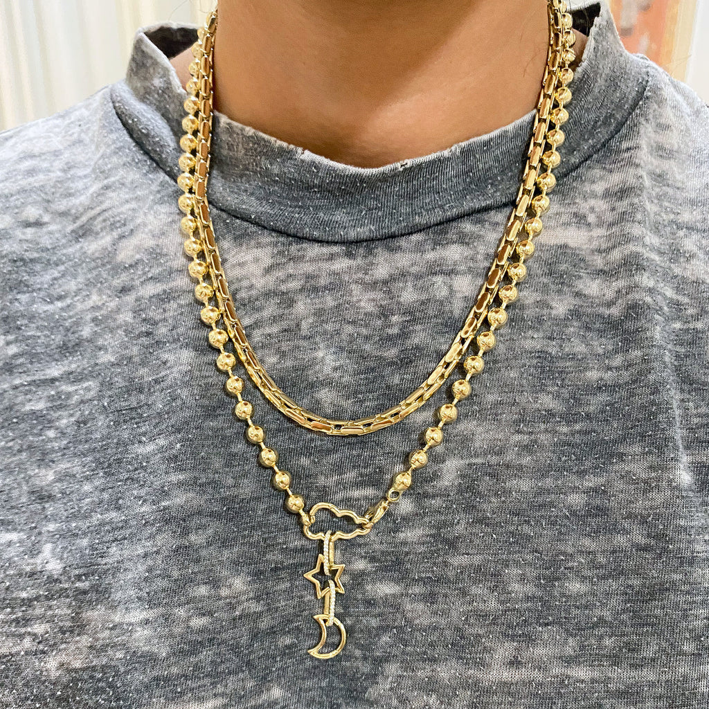 14K Gold 20 Inch Hollow Box Chain Necklace - JCPenney