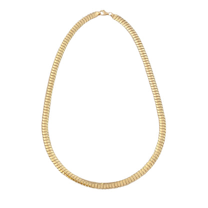 14K Gold Cobra Chain Necklace