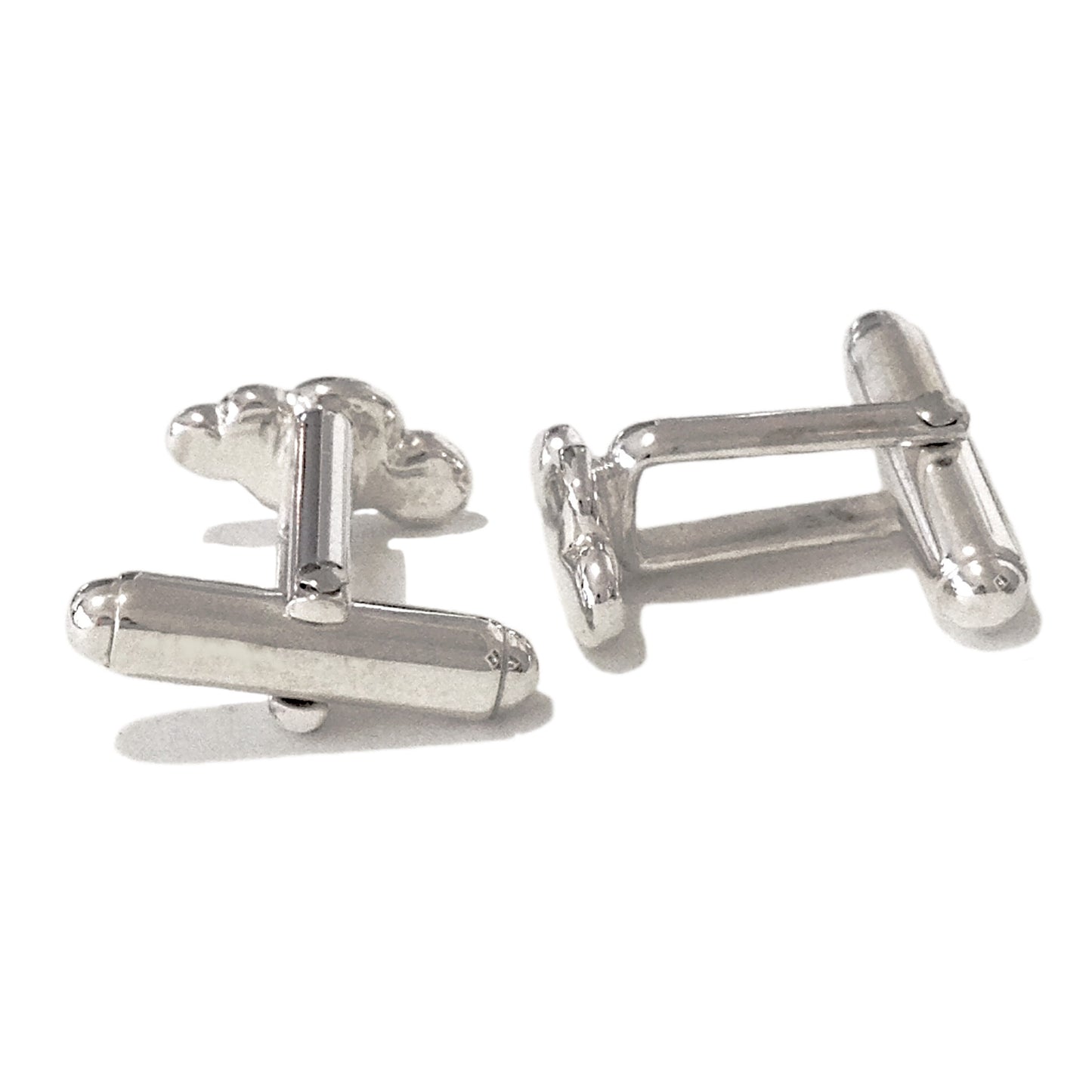 Sterling Silver Cumulus Cloud Cufflinks