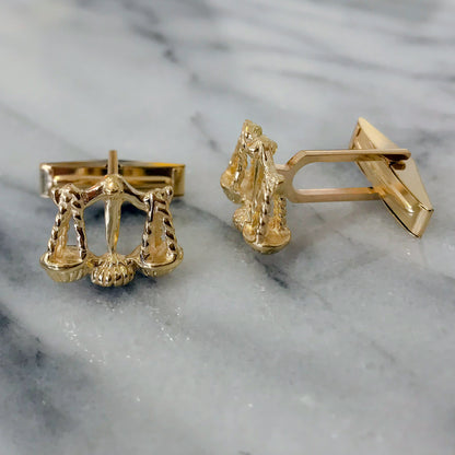 Justice Scale Cuff-links