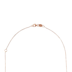 14K Gold Pavé Diamond Lariat Drop Necklace