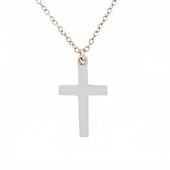 14K Gold Large Cross Necklace