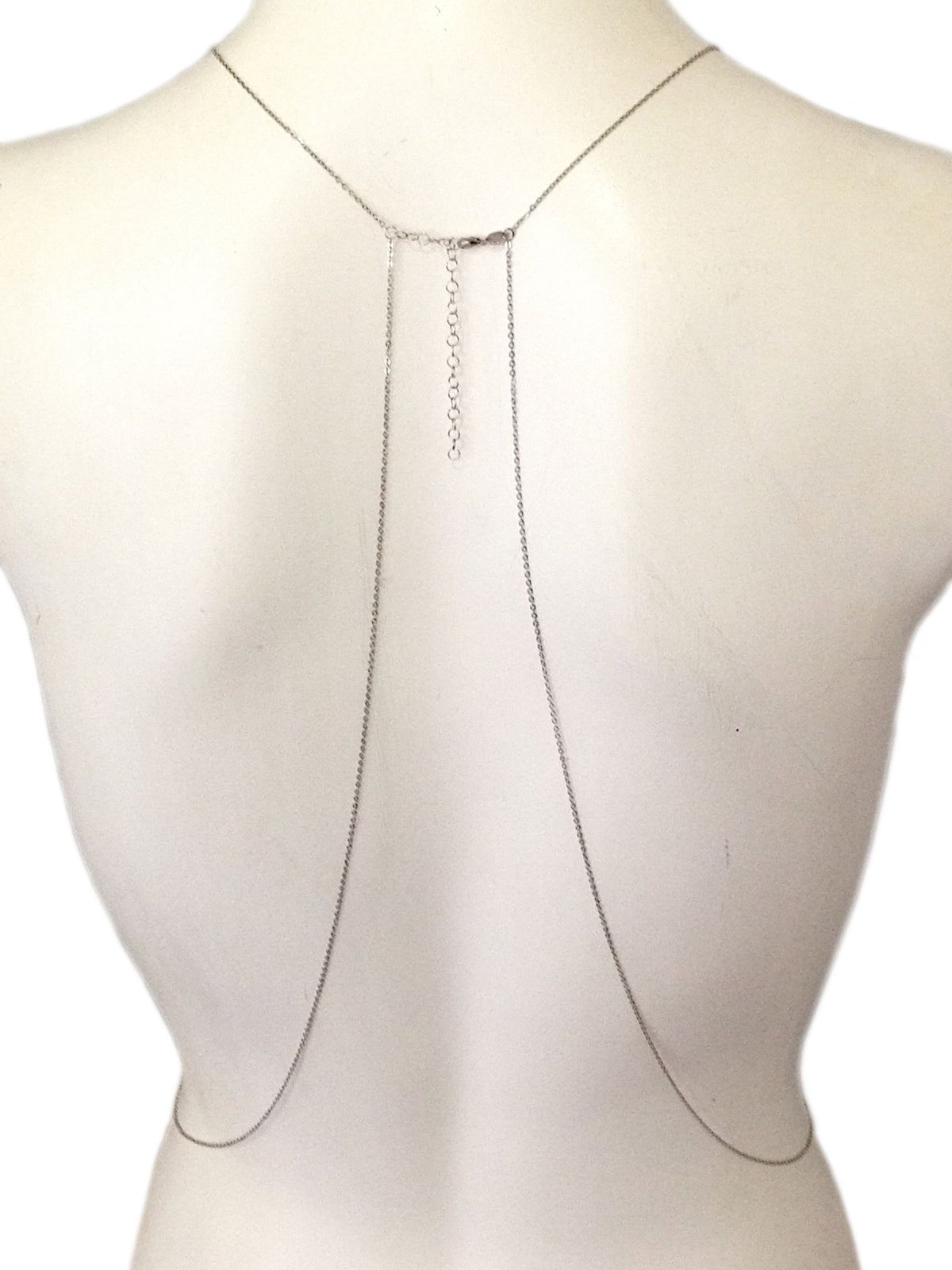 14K Gold Pavé Diamond Bar Body Chain Harness – Nana Bijou