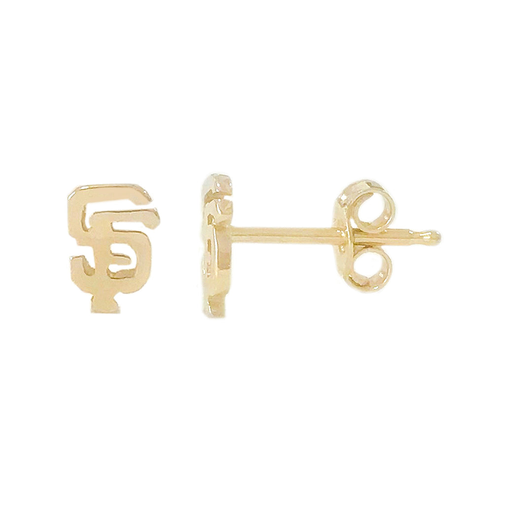 14K Gold Safety Pin Stud Earring – Nana Bijou