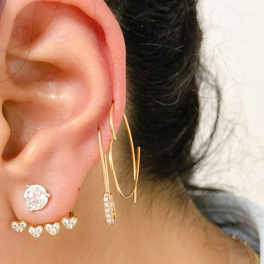 15 Stylish Designs of Small Earrings for Girls in Different Metals