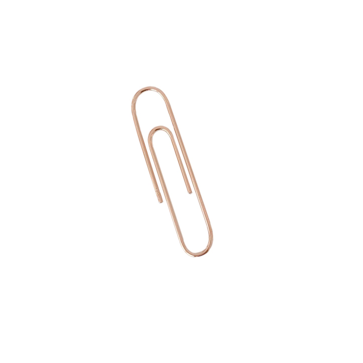 14K Gold Small Size Paperclip Threader Wire Earrings