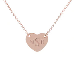 14K Gold Engravable XL Sweetheart Necklace