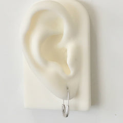 14K Gold XXS Size Safety Pin Earring