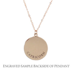 Zodiac Constellation Collection: Cancer 14K Gold & Diamond Pendant Necklace