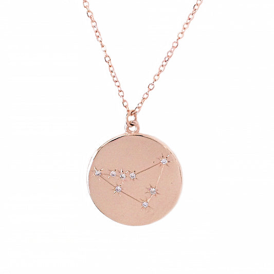 Zodiac Constellation Collection: Capricorn 14K Gold & Diamond Pendant Necklace