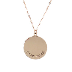 Zodiac Constellation Collection: Capricorn 14K Gold & Diamond Pendant Necklace