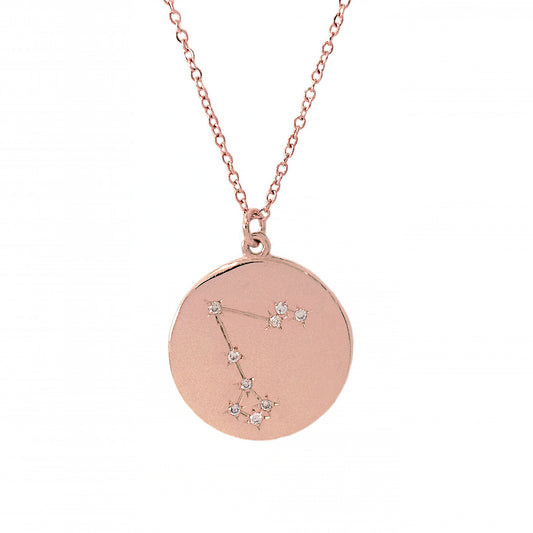 Zodiac Constellation Collection: Pisces 14K Gold & Diamond  Pendant Necklace